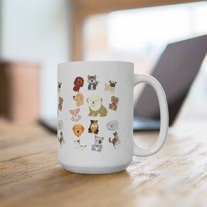 Open image in slideshow, I Love Pups Mug 15oz
